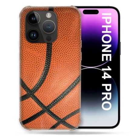 Coque Compatible MagSafe Pour Iphone 14 Pro (6.1) Sport Ballon Basket