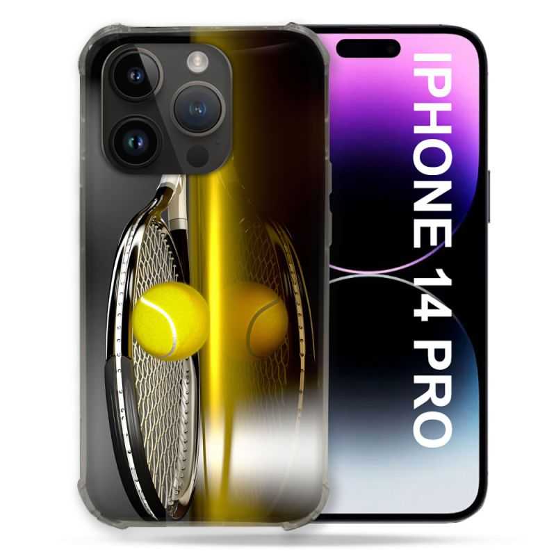 Coque Compatible MagSafe Pour Iphone 14 Pro (6.1) Sport Tennis Reflet