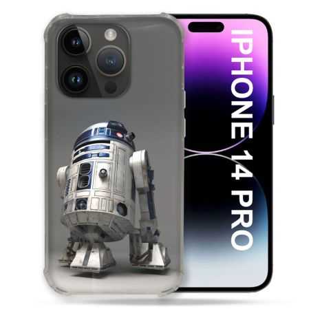 Coque Compatible MagSafe Pour Iphone 14 Pro (6.1) Star Wars - R2D2