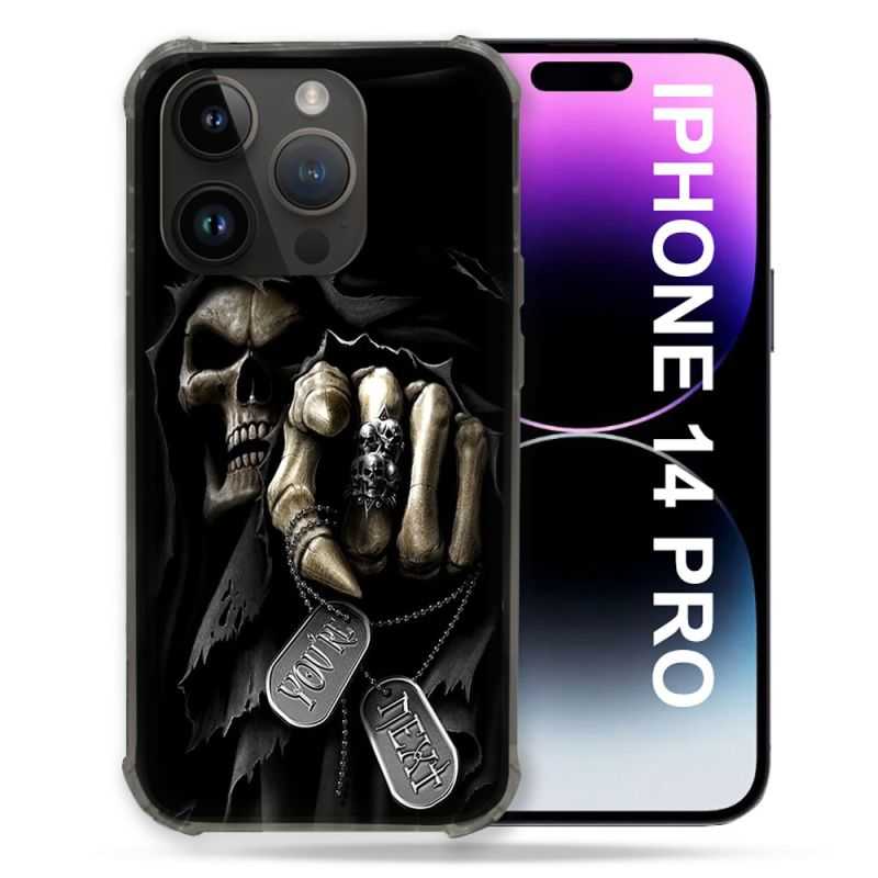 Coque Compatible MagSafe Pour Iphone 14 Pro (6.1) Tete de Mort Your Next