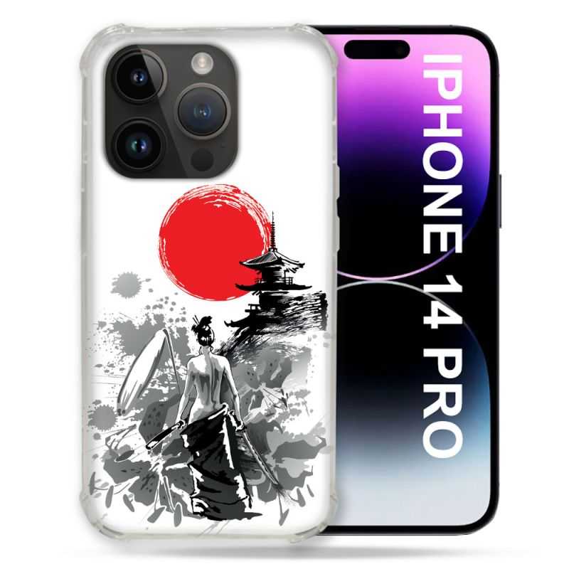 Coque Compatible MagSafe Pour Iphone 14 Pro (6.1) Voyage Japon Femme