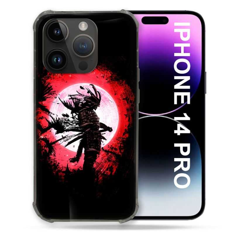 Coque Compatible MagSafe Pour Iphone 14 Pro (6.1) Voyage Japon Samourai