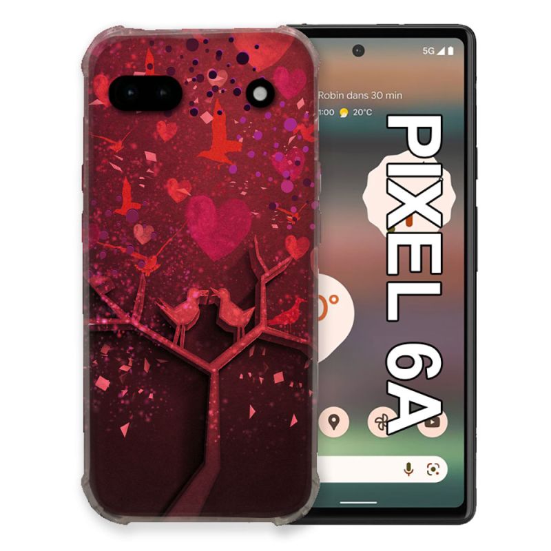 Coque Pour Google Pixel 6A Amour Arbre