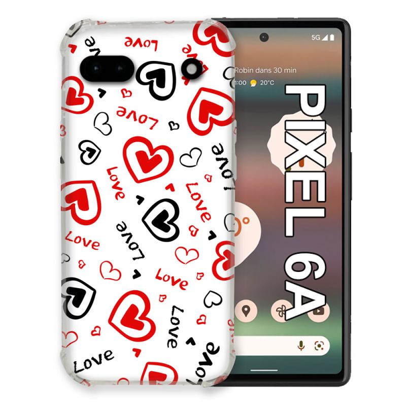Coque Pour Google Pixel 6A Amour Love