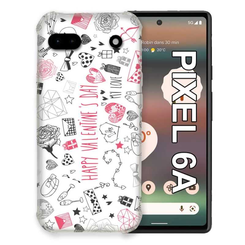 Coque Pour Google Pixel 6A Amour Valentines