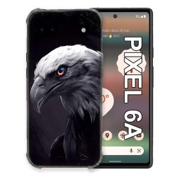 Coque Pour Google Pixel 6A Animal Aigle Royal Noir