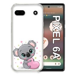 Coque Pour Google Pixel 6A Animal Koala Cœur
