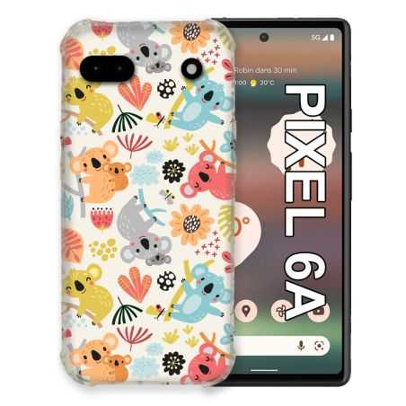 Coque Pour Google Pixel 6A Animal Koala Pattern