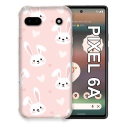 Coque Pour Google Pixel 6A Animal Lapin Rose
