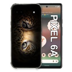 Coque Pour Google Pixel 6A Animal Leopard Yeux