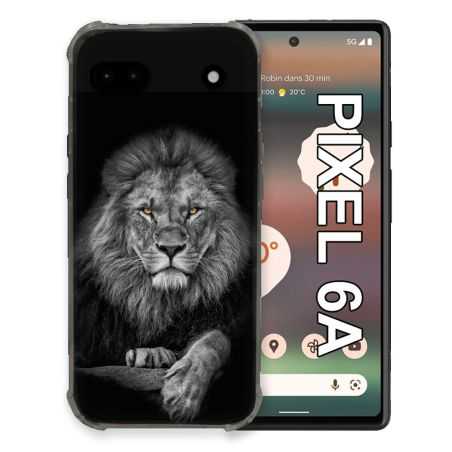 Coque Pour Google Pixel 6A Animal Lion Majestueux