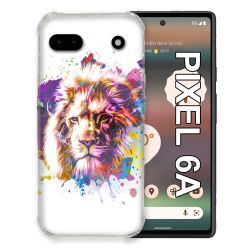 Coque Pour Google Pixel 6A Animal Lion Tag