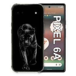 Coque Pour Google Pixel 6A Animal Panthère Noire