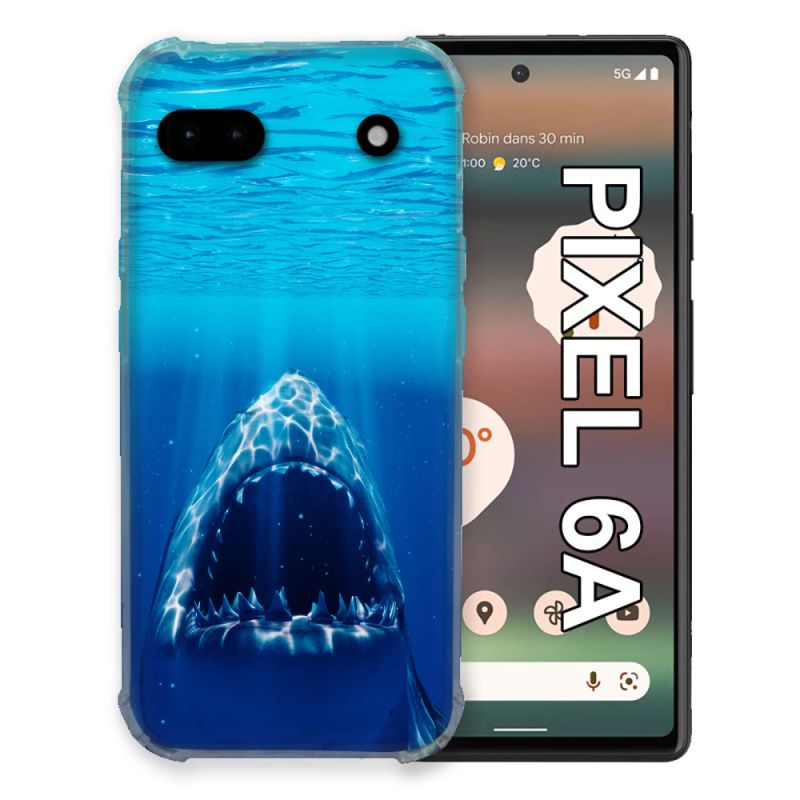 Coque Pour Google Pixel 6A Animal Requin Dent