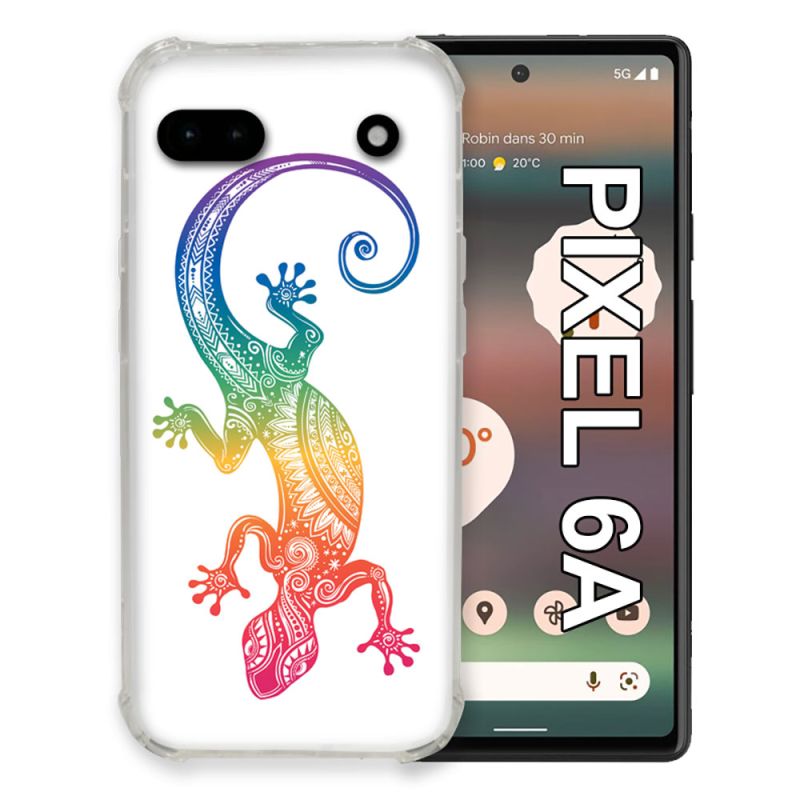Coque Pour Google Pixel 6A Animal Salamandre Color