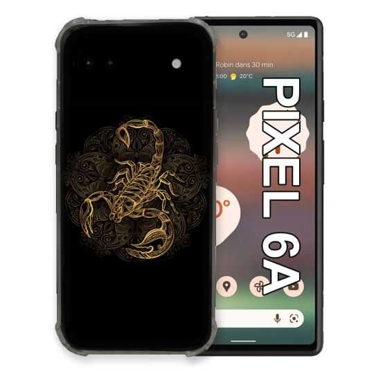 Coque Pour Google Pixel 6A Animal Scorpion Fresque
