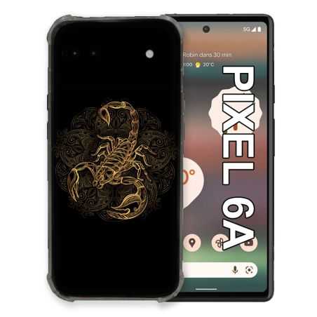 Coque Pour Google Pixel 6A Animal Scorpion Fresque