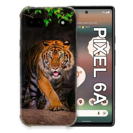 Coque Pour Google Pixel 6A Animal Tigre Jungle