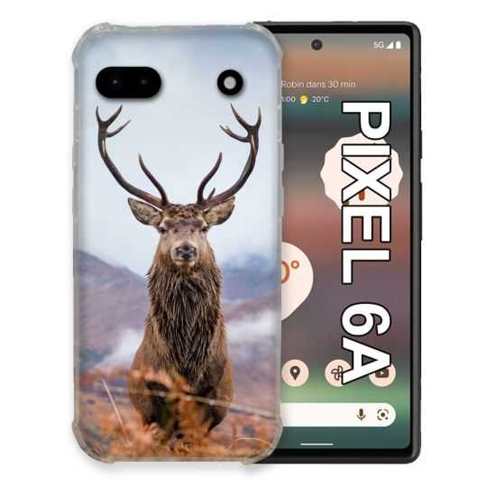 Coque Pour Google Pixel 6A Chasse Chevreuil Montagne