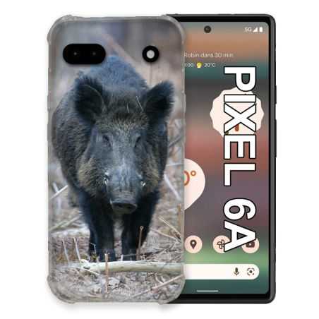 Coque Pour Google Pixel 6A Chasse Sanglier Pin