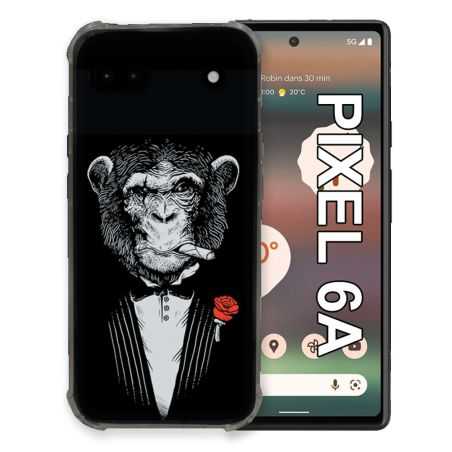 Coque Pour Google Pixel 6A Decale Singe Mafia