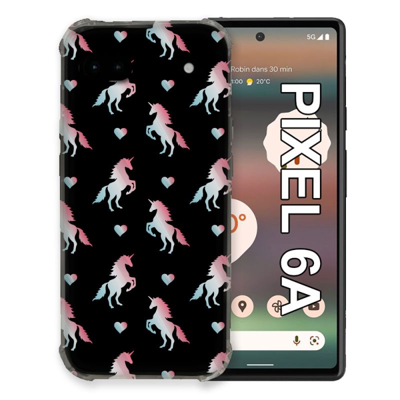 Coque Pour Google Pixel 6A Fantastique Licorne Pattern