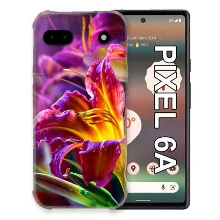 Coque Pour Google Pixel 6A Fleur Lys Color