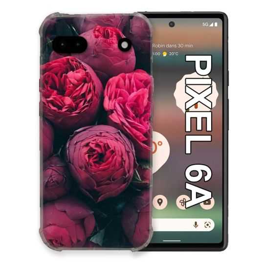 Coque Pour Google Pixel 6A Fleur Pivoine