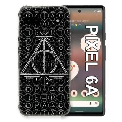 Coque Pour Google Pixel 6A Harry Potter Hollows Triangle Noir
