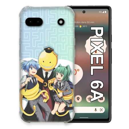 Coque Pour Google Pixel 6A Manga Assassination Classroom Kuro Trio