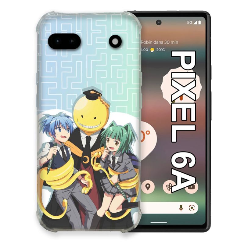 Coque Pour Google Pixel 6A Manga Assassination Classroom Kuro Trio