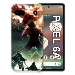 Coque Pour Google Pixel 6A Manga Attaque Titans Combat