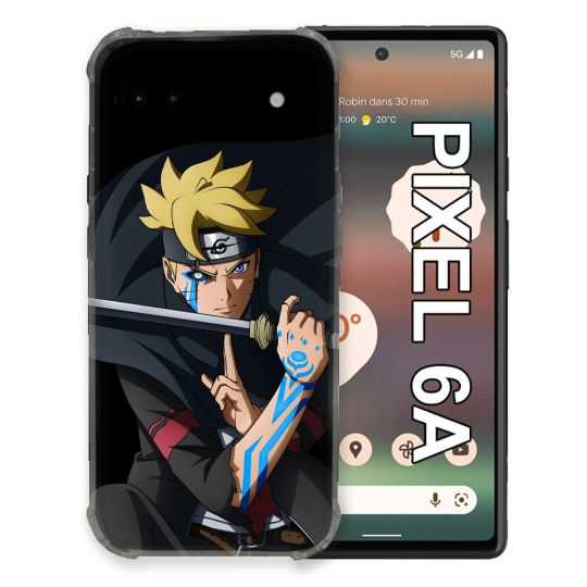 Coque Pour Google Pixel 6A Manga Boruto Tatouage