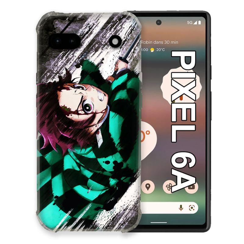 Coque Pour Google Pixel 6A Manga Demon Slayer Tanjiro