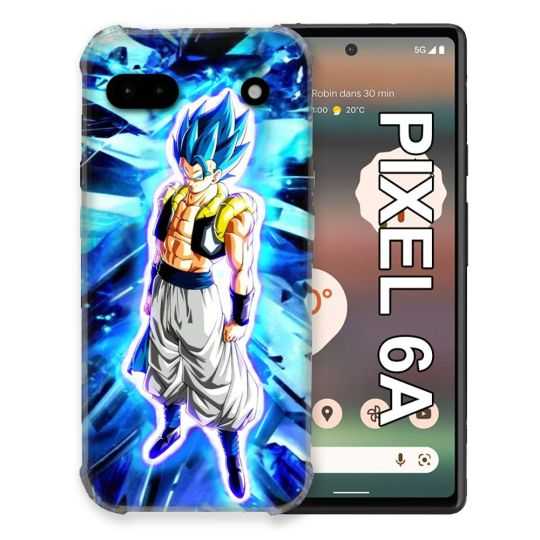 Coque Pour Google Pixel 6A Manga Dragon Ball Gogeta Lumiere