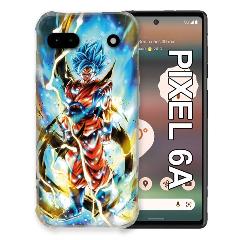 Coque Pour Google Pixel 6A Manga Dragon Ball Sangoku Blanc