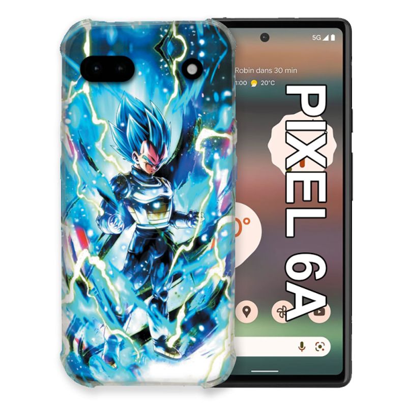 Coque Pour Google Pixel 6A Manga Dragon Ball Vegeta Bleu