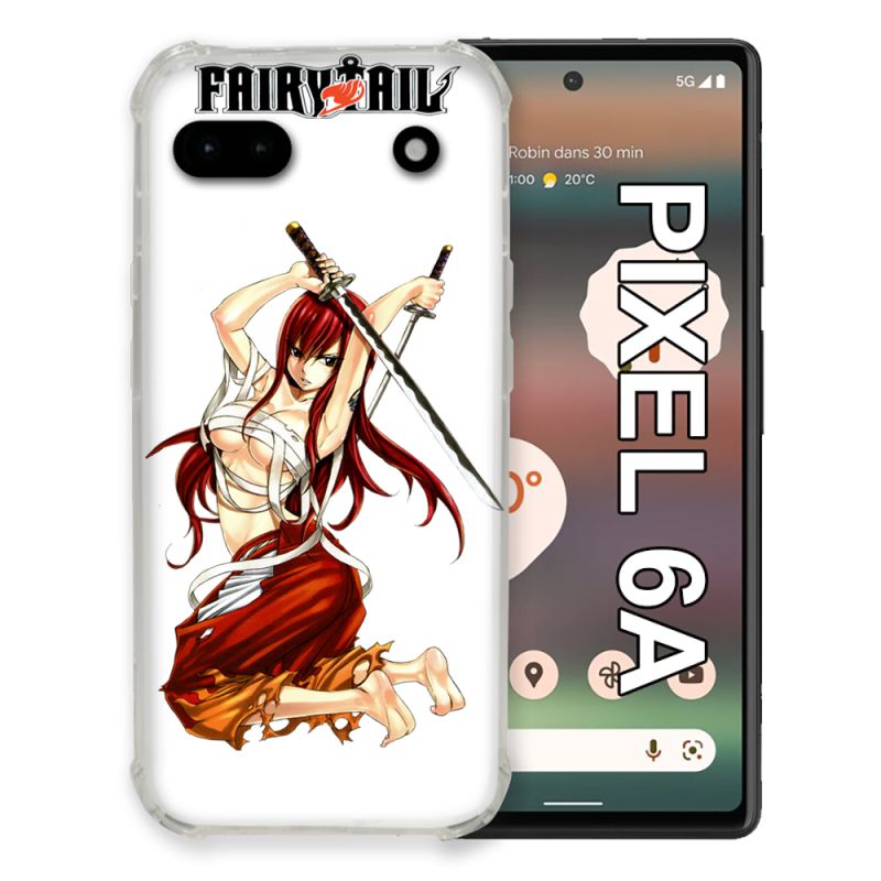 Coque Pour Google Pixel 6A Manga Fairy Tail Erza