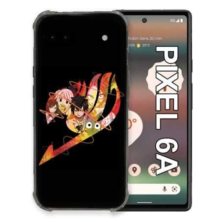 Coque Pour Google Pixel 6A Manga Fairy Tail Logo Noir