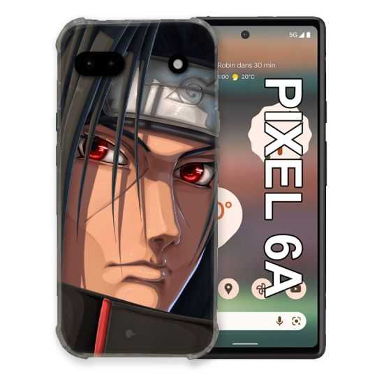 Coque Pour Google Pixel 6A Manga Naruto Itachi Visage
