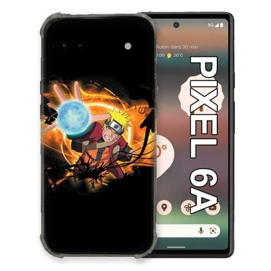 Coque Pour Google Pixel 6A Manga Naruto Noir