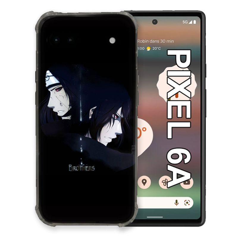 Coque Pour Google Pixel 6A Manga Naruto Sasuke Itachi