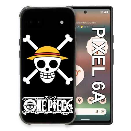 Coque Pour Google Pixel 6A Manga One Piece Tete de Mort