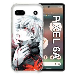 Coque Pour Google Pixel 6A Manga Tokyo Ghoul Kaneki Blanc