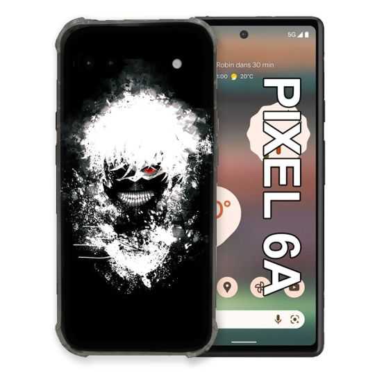 Coque Pour Google Pixel 6A Manga Tokyo Ghoul Kaneki Tag