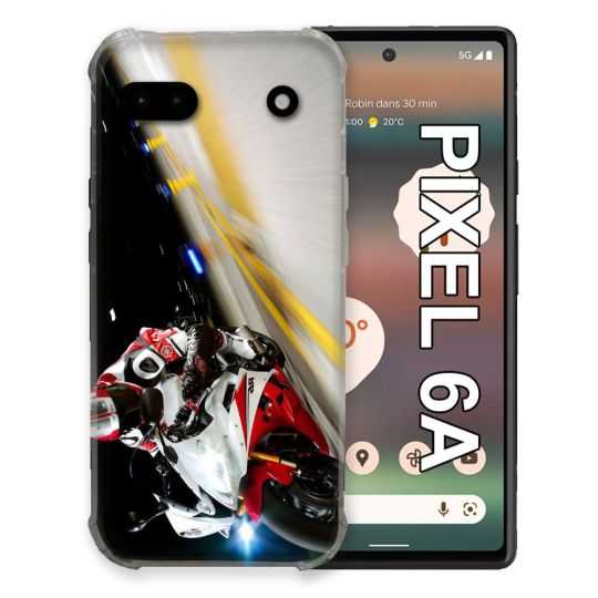 Coque Pour Google Pixel 6A Moto Course GP R6