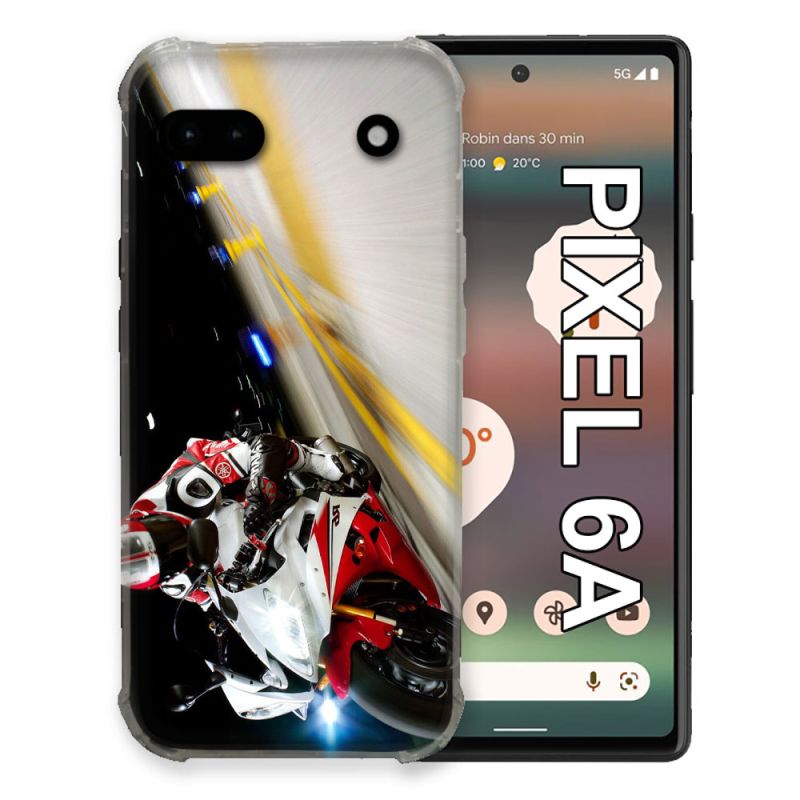 Coque Pour Google Pixel 6A Moto Course GP R6