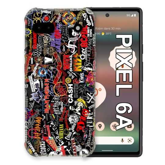 Coque Pour Google Pixel 6A Musique Rock Groupe