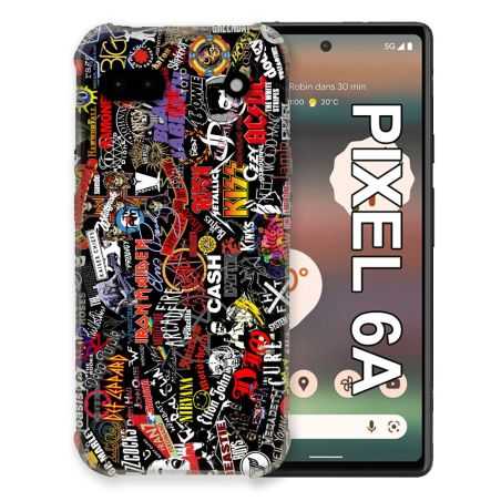 Coque Pour Google Pixel 6A Musique Rock Groupe