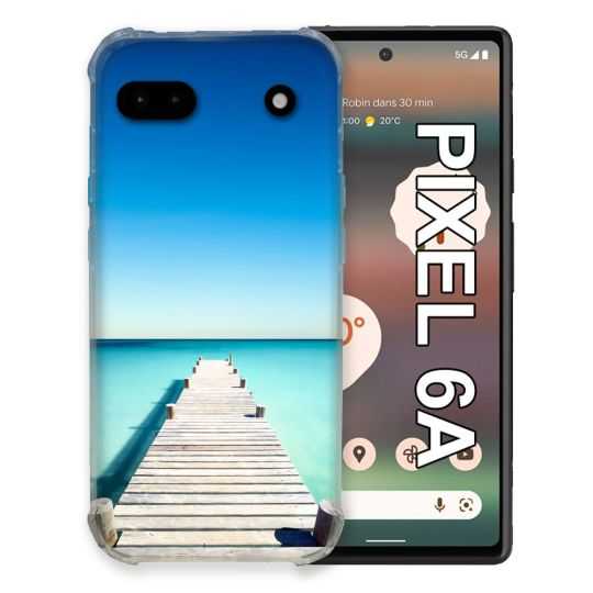 Coque Pour Google Pixel 6A Nature Pont Mer